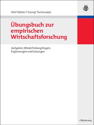 cover image of Übungsbuch zur empirischen Wirtschaftsforschung